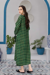 2-Pc Digital Printed Viscose Long Shirt With Printed Viscose Qlot Trouser CPM22-126